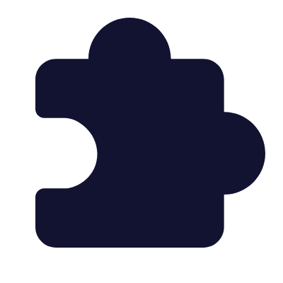 Puzzle Piece, Animated Icon, Solid