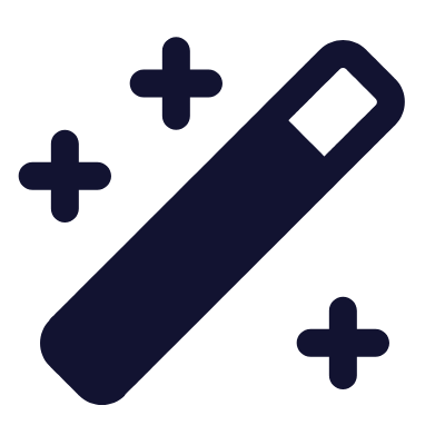 Magician Wand, Animated Icon, Solid
