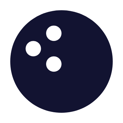 Bowling Ball, Animated Icon, Solid