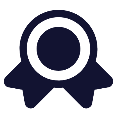 Badge Ribbon, Animated Icon, Solid