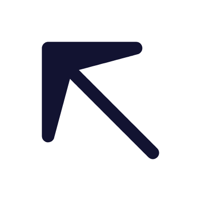 Arrow Up Left, Animated Icon, Solid