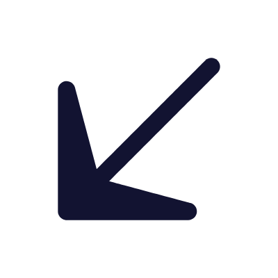 Arrow Down Left, Animated Icon, Solid