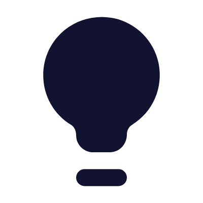 Bulb, Animated Icon, Solid