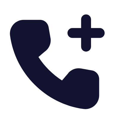 Phone Plus, Animated Icon, Solid