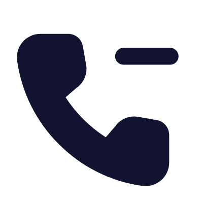 Phone Minus, Animated Icon, Solid