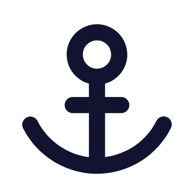 Anchor, Animated Icon, Solid