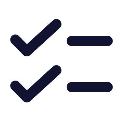 Check List, Animated Icon, Solid