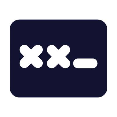 Pin code, Animated Icon, Solid