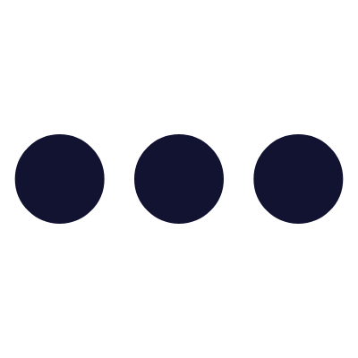 Loader Dots, Animated Icon, Solid
