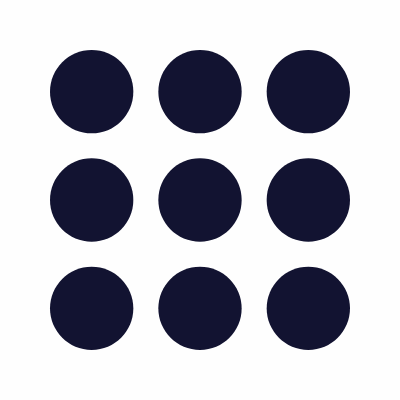 Loader Dots, Animated Icon, Solid