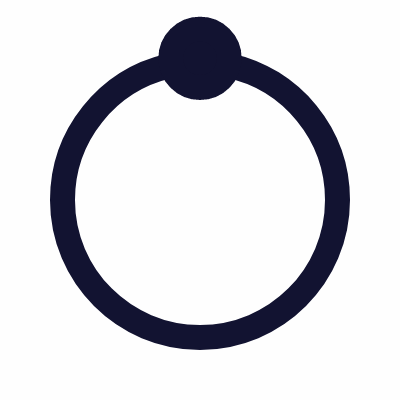 Loader Ring, Animated Icon, Solid