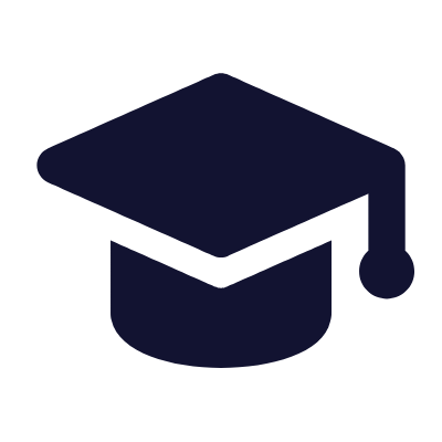 Student Cap, Animated Icon, Solid