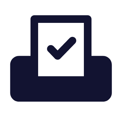 Elections, Animated Icon, Solid