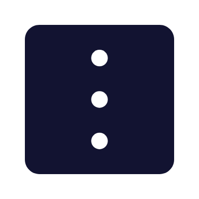 Three Dots Vertical, Animated Icon, Solid