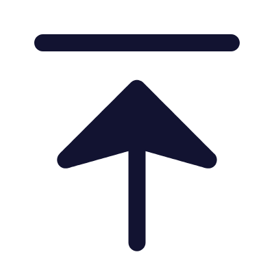 Arrow Up Line, Animated Icon, Solid