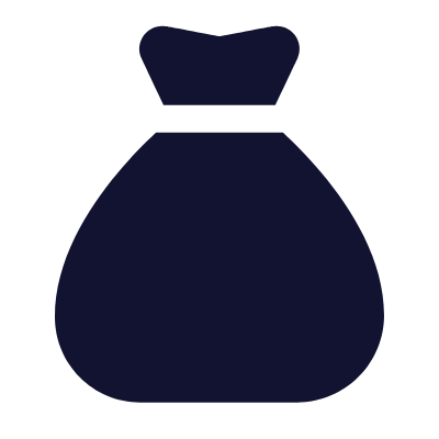 Money Bag, Animated Icon, Solid