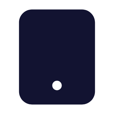 Tablet Button, Animated Icon, Solid