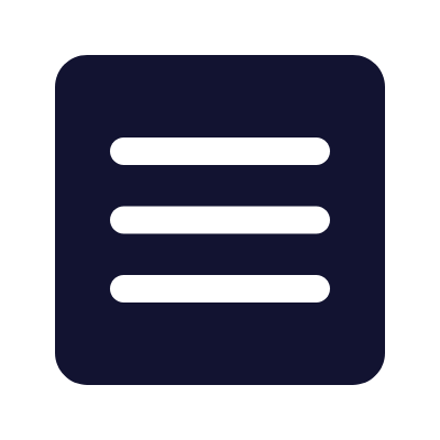 Menu Hamburger, Animated Icon, Solid