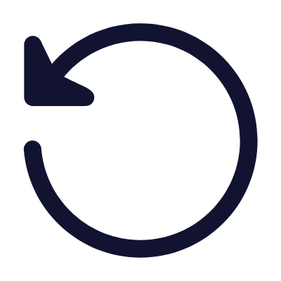 Arrow Rotate Left, Animated Icon, Solid