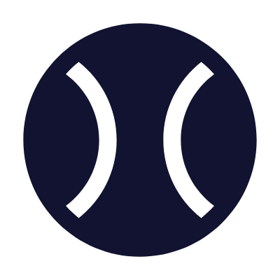 Ball Baseball, Animated Icon, Solid