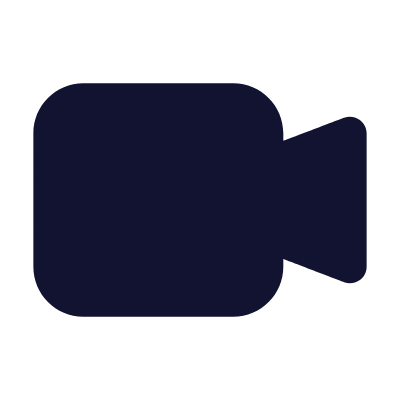 Video Camera, Animated Icon, Solid