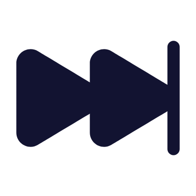 Fast Forward, Animated Icon, Solid