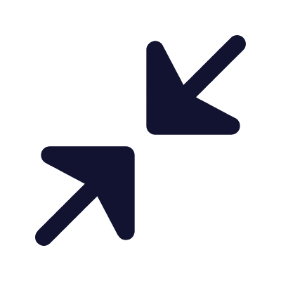 Arrows Diagonal Inward Alt, Animated Icon, Solid