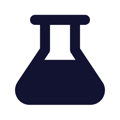 Flask, Animated Icon, Solid