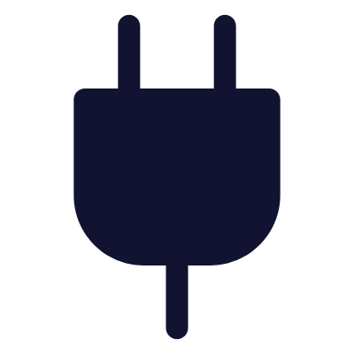 Plug, Animated Icon, Solid