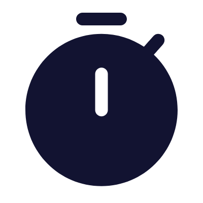 Timer, Animated Icon, Solid