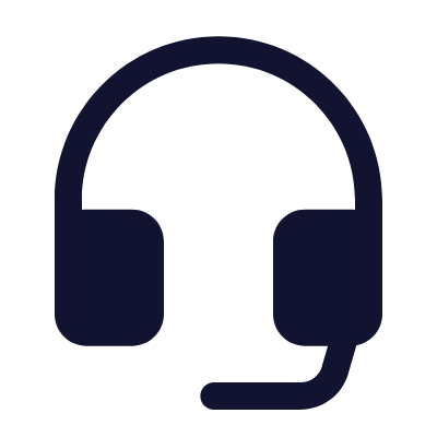 Headset Microphone, Animated Icon, Solid