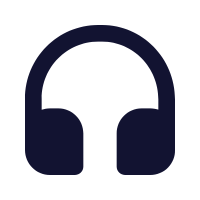 Headphones, Animated Icon, Solid