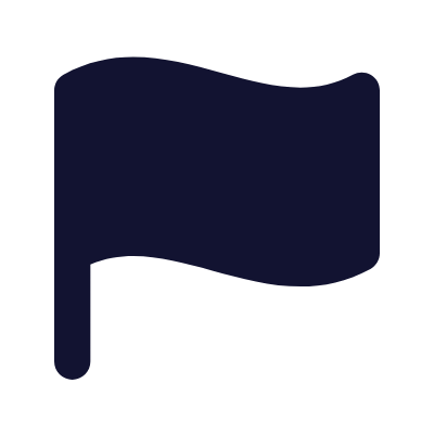Flag, Animated Icon, Solid
