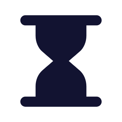 Hourglass, Animated Icon, Solid