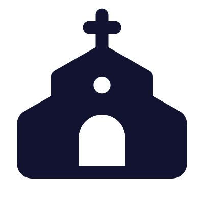 Church, Animated Icon, Solid