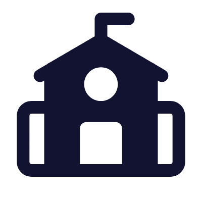 School, Animated Icon, Solid