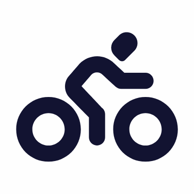 Cycling, Animated Icon, Solid