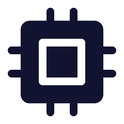 Chip, Animated Icon, Solid