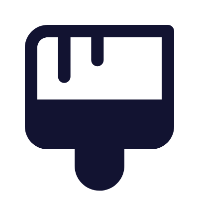 Brush, Animated Icon, Solid
