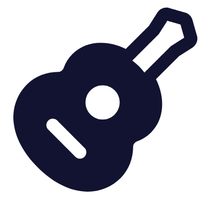 Guitar, Animated Icon, Solid