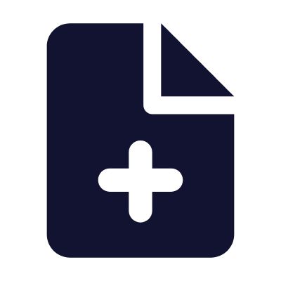 File Plus, Animated Icon, Solid