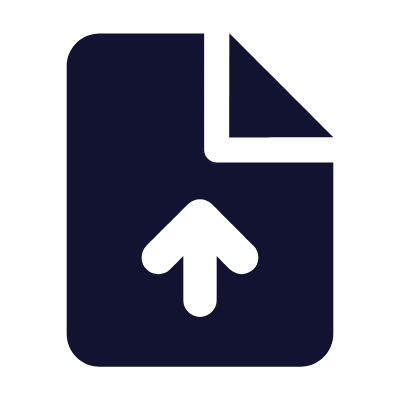 File Upload, Animated Icon, Solid