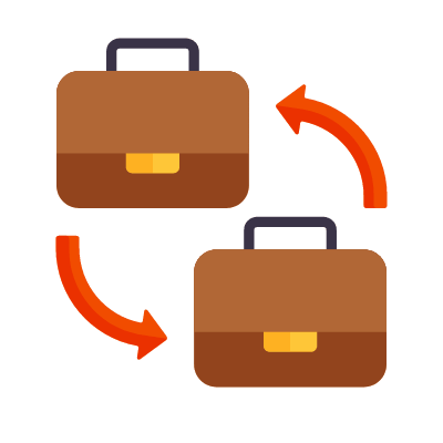 B2B, Animated Icon, Flat