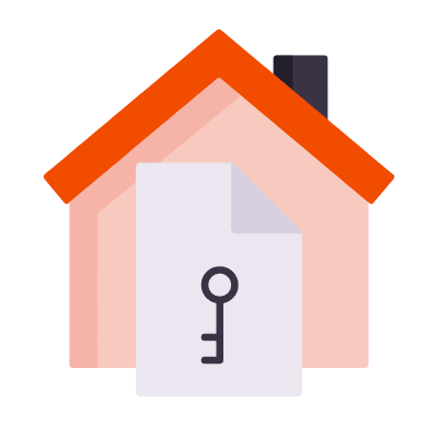 Home Rent, Animated Icon, Flat