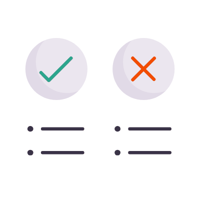 Rules, Animated Icon, Flat