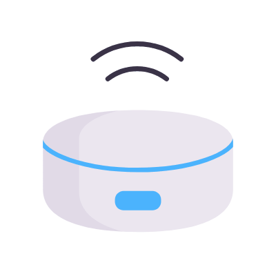 Echo Dot, Animated Icon, Flat