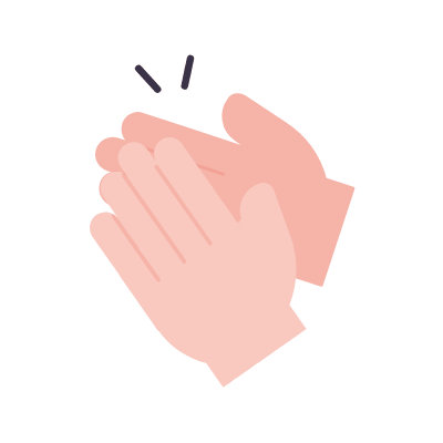 Applause, Animated Icon, Flat