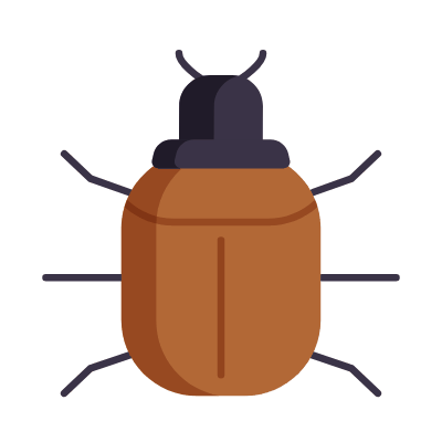 Bug Pest, Animated Icon, Flat