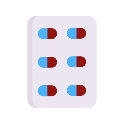 Capsules, Animated Icon, Flat