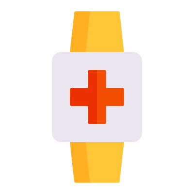 SOS Armband, Animated Icon, Flat
